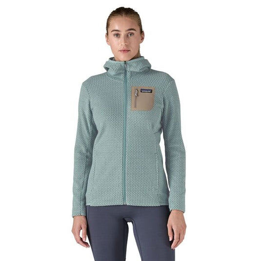 Women's R1® Air Full-Zip Hoody - Thermal Blue - worn by model