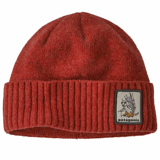 Patagonia Brodeo Beanie in Touring Red