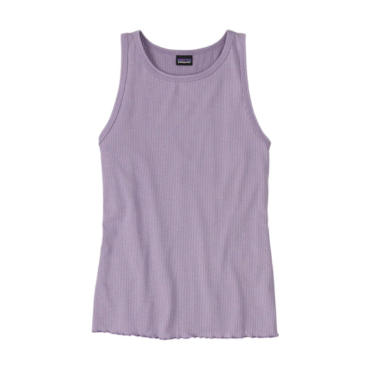 Patagonia Womens Rib Knit Tank - Purple