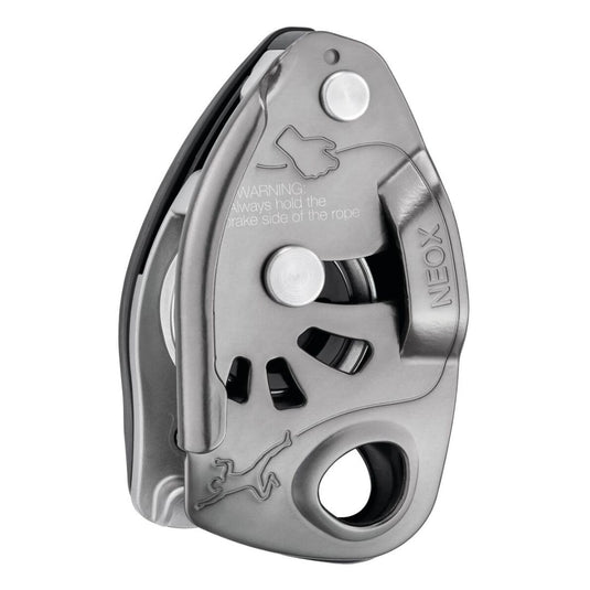 Petzl Neox Belay Device in grey
