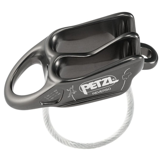 Petzl Reverso Belay Device in Grey