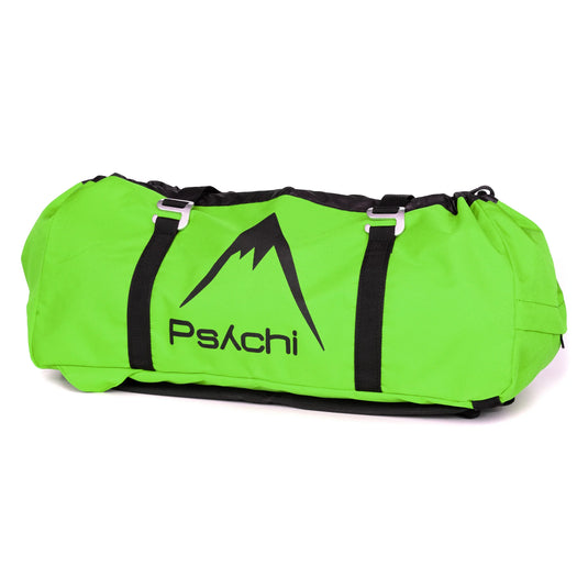Psychi Rope Bag - Green - closed