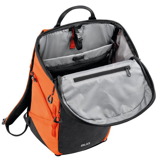 Petzl Bug Backpack 18L - in orange with top open