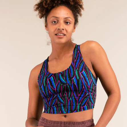 3Rd Luna bra in shrubbery - worn by model