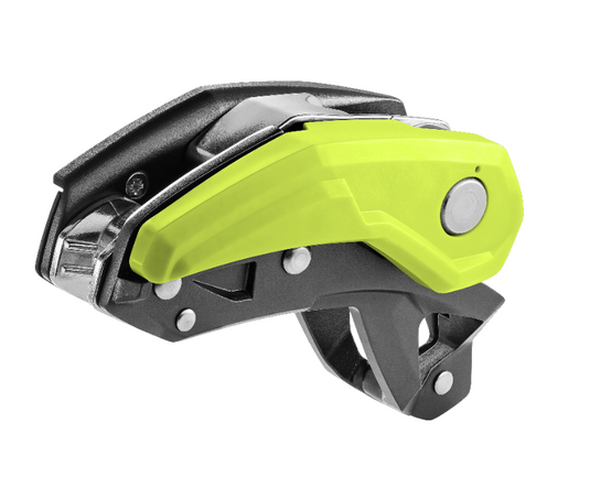 Edelrid Pinch Belay Device with green lever