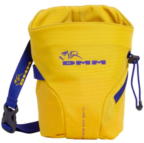 Dmm Trad chalk bag in yellow