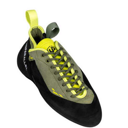 Unparallel UP Beat climbing shoe - showing lace up design