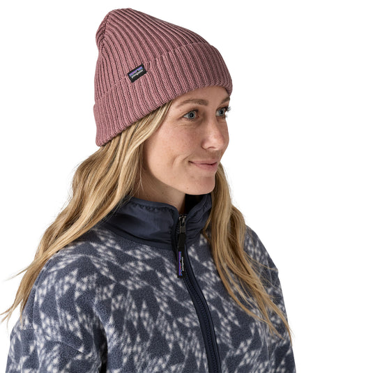 Patagonia Rolled Fishermans Beanie in Stormy Muave