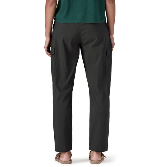 Patagonia Womens Outdoor Everyday Cargo Pants - Black - worn by model facing away