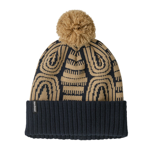 Patagonia Powder Town Beanie in Flow Sunken Blue