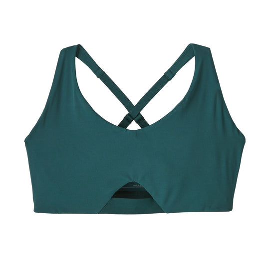 Patagonia Womens Maipo Low Impact Adjustable Bra in Cascade Green