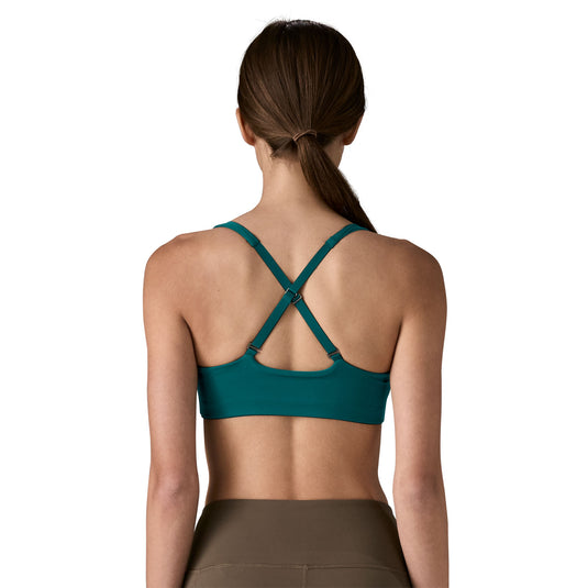 Patagonia Womens Maipo Low Impact Adjustable Bra in Cascade Green