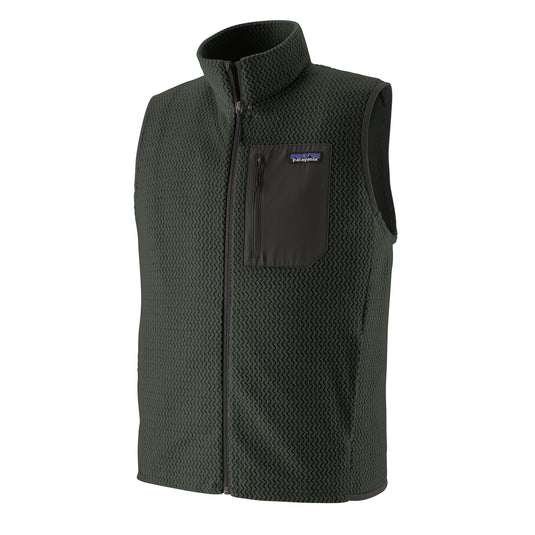 Patagonia Mens R1 Air Vest in Old Growth Green