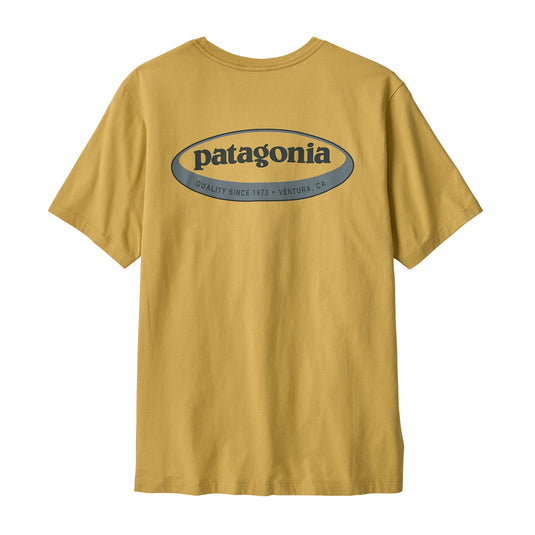 Patagonia Mens '95 Oval Logo T-shirt - Lynx Tan