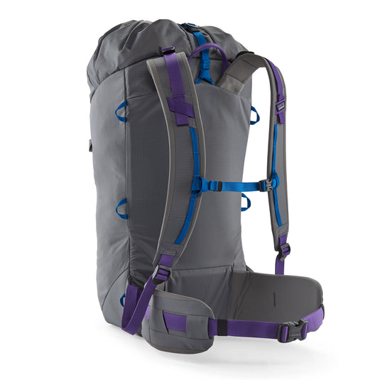 Patagonia Ascensionist 35L in Noble Grey from Back