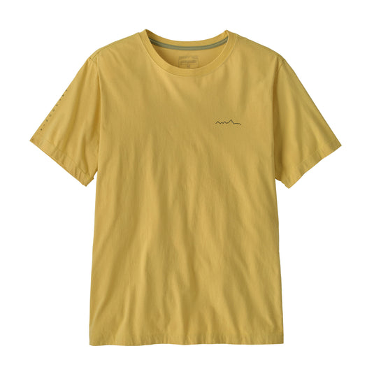 Patagonia Mens Multi-pitch T-shirt - in limestone yellow