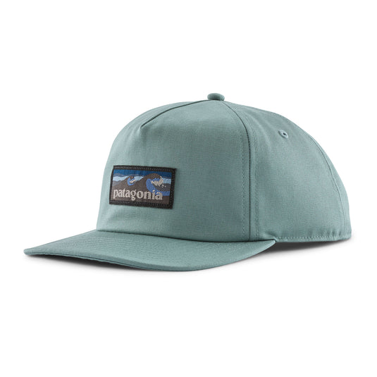 Patagonia Boardshort Label Funfarer Cap in blue sage
