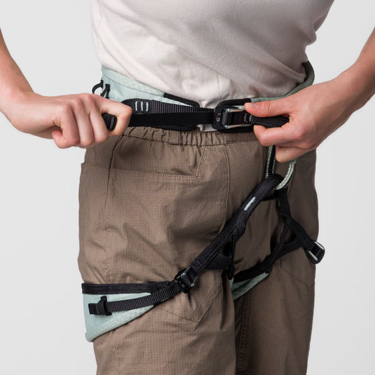 Wild Country Session 2.0 Women's Harness - worn by model close up of waist