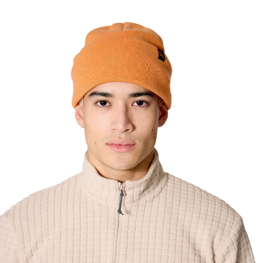 RAB Adzuki Beanie worn by model