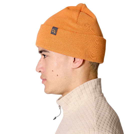 RAB Adzuki Beanie worn by model