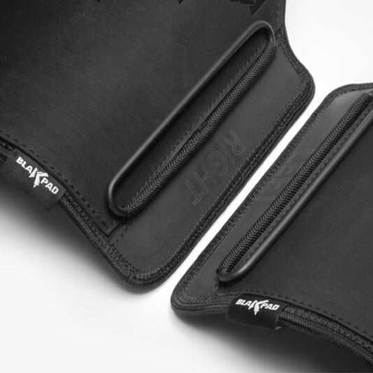 Blakpad VS kneepad right and left pads shown together
