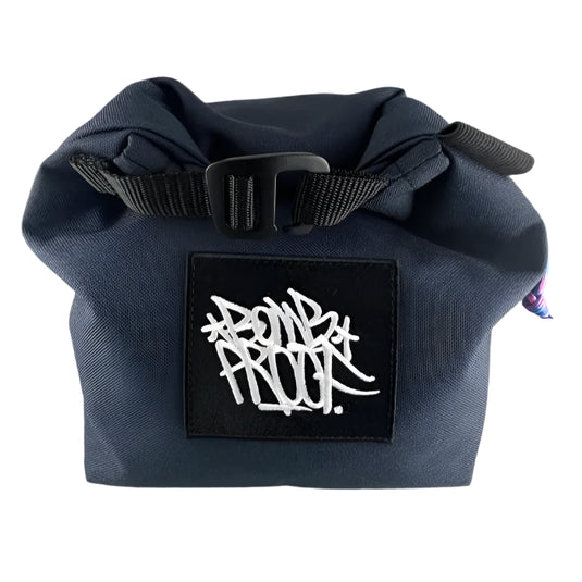 BombProof chalk buckets in Navy - rolled up