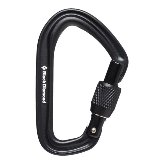 Single Black Diamond Hotforge Carabiner in black