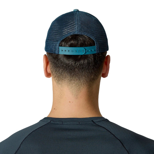 Rab Dihedral Badge Cap worn by model facing away