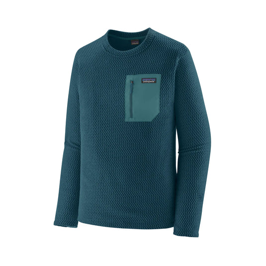 Patagonia Mens R1® Air Crewneck Pullover in tidal teal