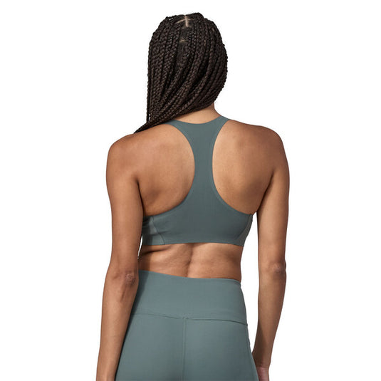 Patagonia Women's Live Simply™ Bra worn on model facing away