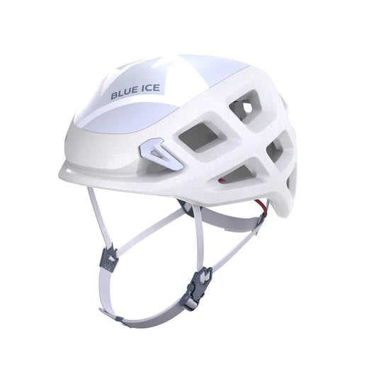 Blue Ice Blast Helmet - White
