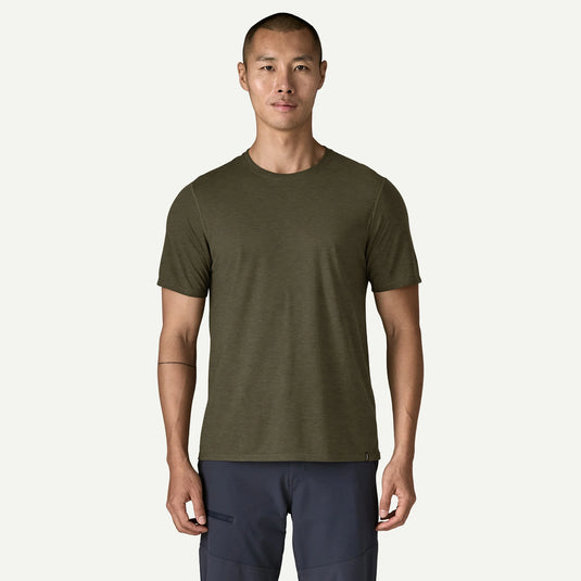 Patagonia Mens Cap Cool Trail Shirt - Basin Green