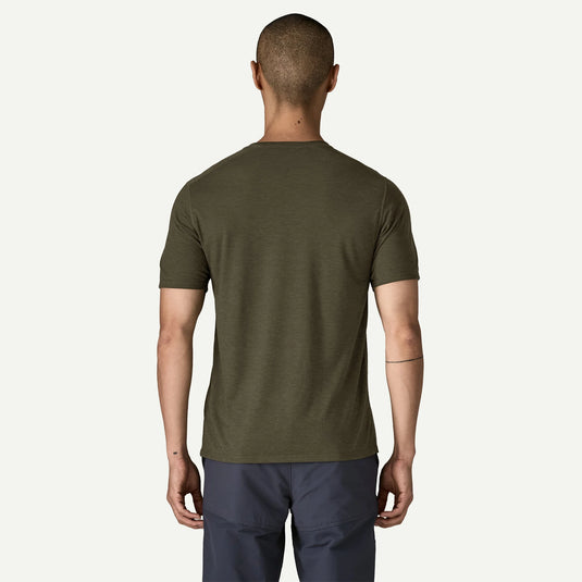 Patagonia Mens Cap Cool Trail Shirt - Basin Green
