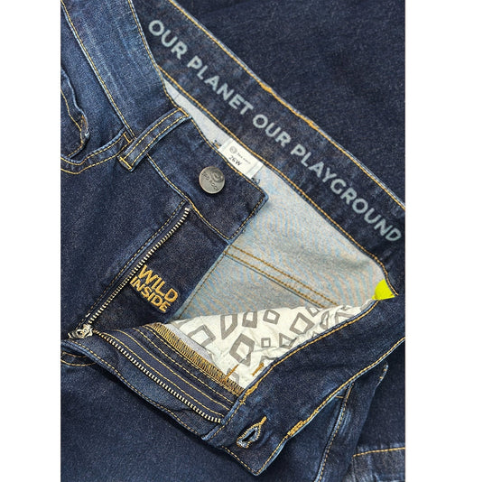 3rd Rock Mercury Jean - close up of waist and cheeky "wild inside" message