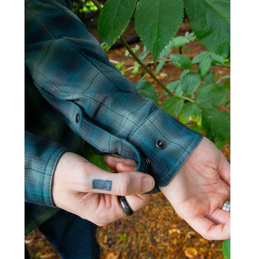 3rd Rock Ranger Shirt worn by model - clsoe up of cuff