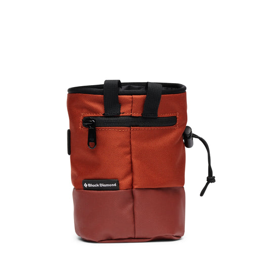 Black Diamond Mojo Zip Chalk Bag Burnt Sienna