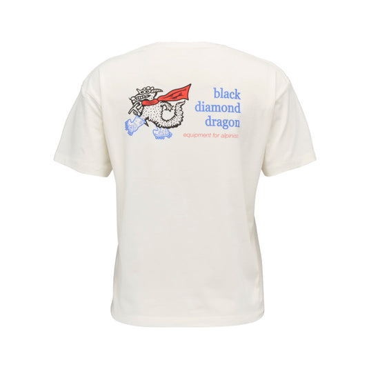 Black Diamond Womens Dragon SS Tee - Off White