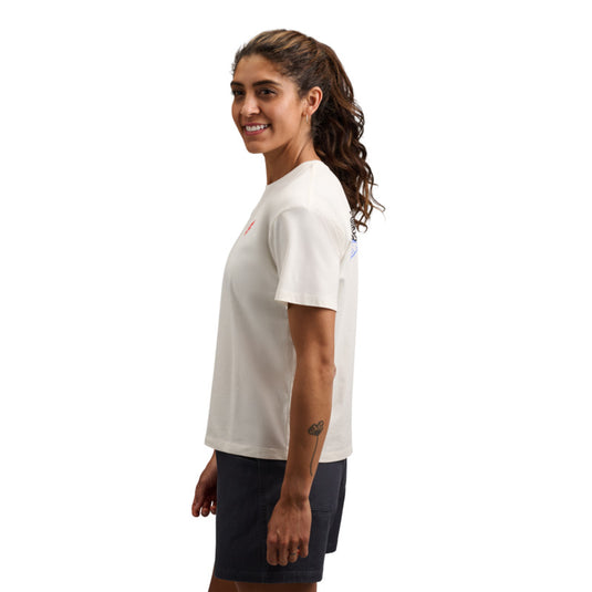 Black Diamond Womens Dragon SS Tee - Off White