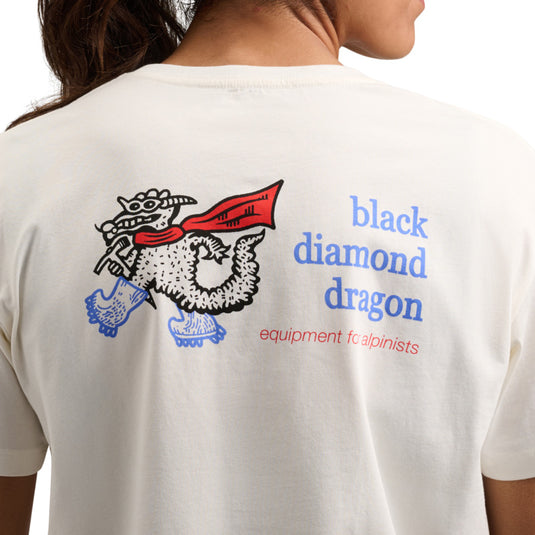 Black Diamond Womens Dragon SS Tee - Off White