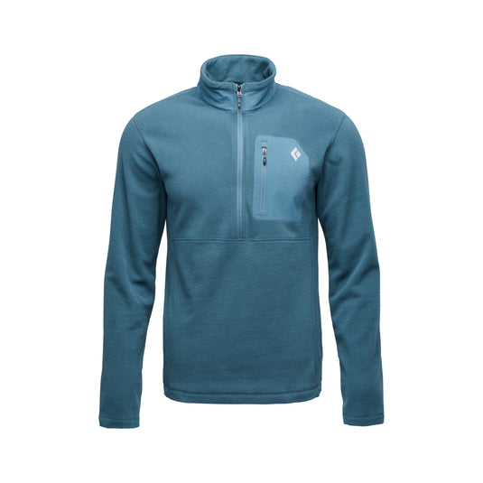 Black Diamond Mens Rift Half-Zip Fleece Jacket - Midnight Blue