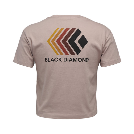 Black Diamond Womens Faded Crop Tee