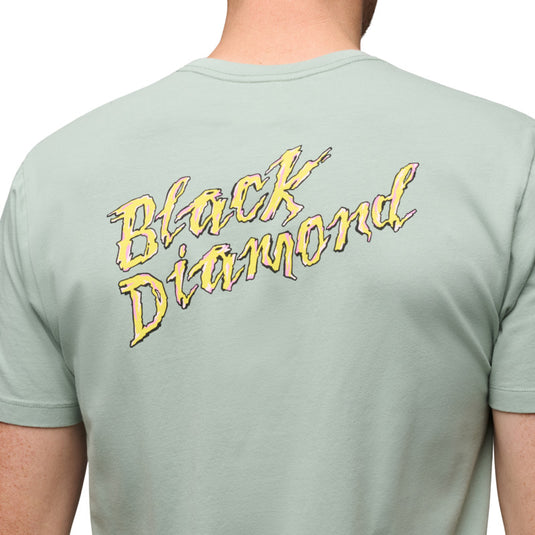 Black Diamond Mens Shredded Short Sleeve Tee - Agave
