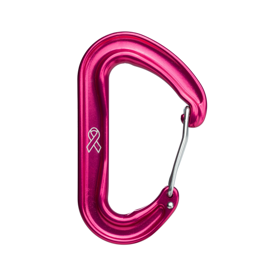 DMM Wisp Carabiner - Breast Cancer Pink