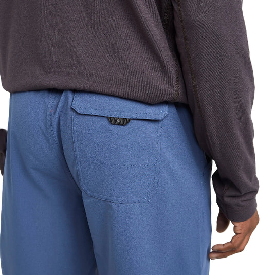 Black Diamond Mens Sierra Shorts - Ink Blue - close up back pocket