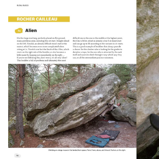 Bleau Blocs - 100 of the finest boulder problems in fontainebleau forest book