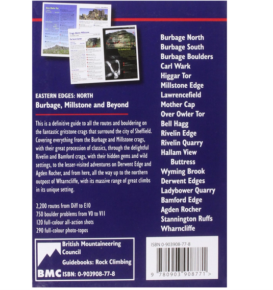 Burbage, Millstone and Beyond The Definitive Gritstone Guide. blurb