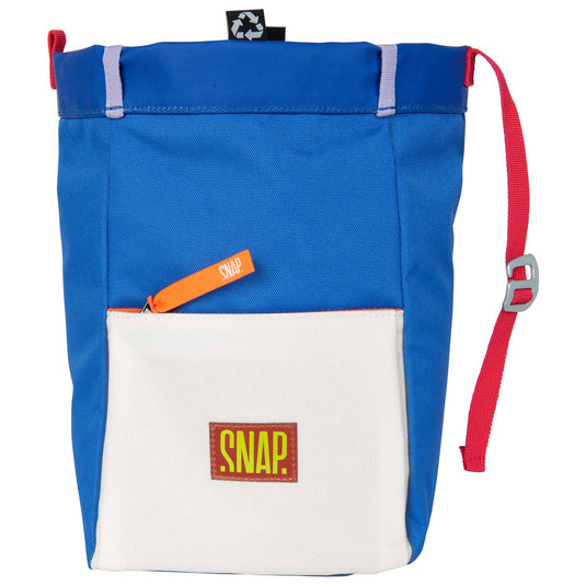 SNAP Big Chalk Bag Fleece - Chalk Bucket in Deep Water & Chalk