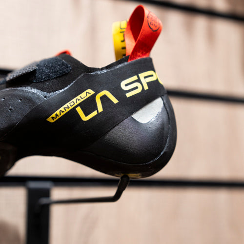 La Sportiva Mandala Climbing Shoe - Close up of heel cup