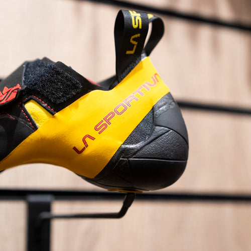 La Sportiva Skwama Orignal climbing shoe - close up of heel cup