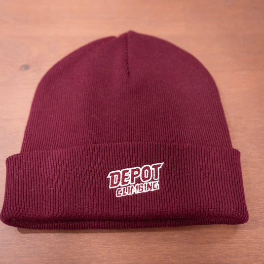 Depot Beanie in burgundy 